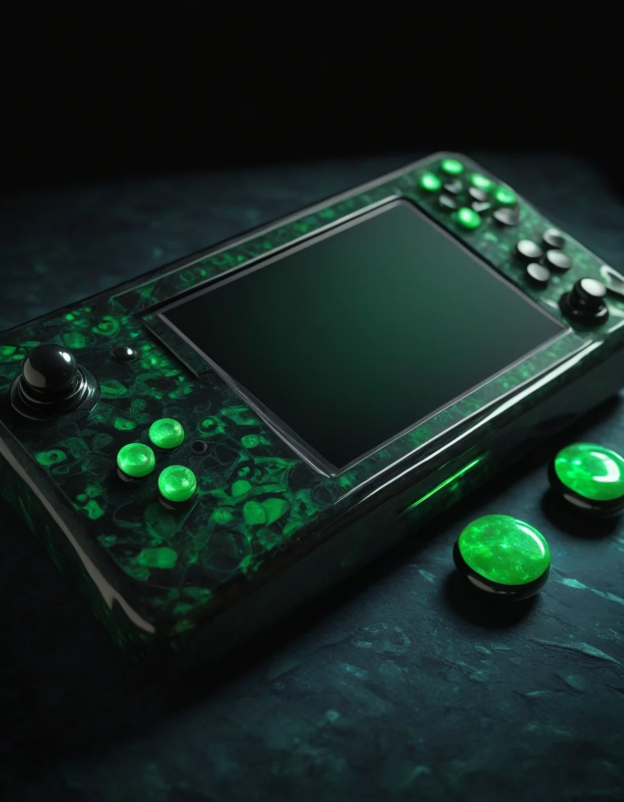 Peak 90s handheld nostalgia rendered indestructible.