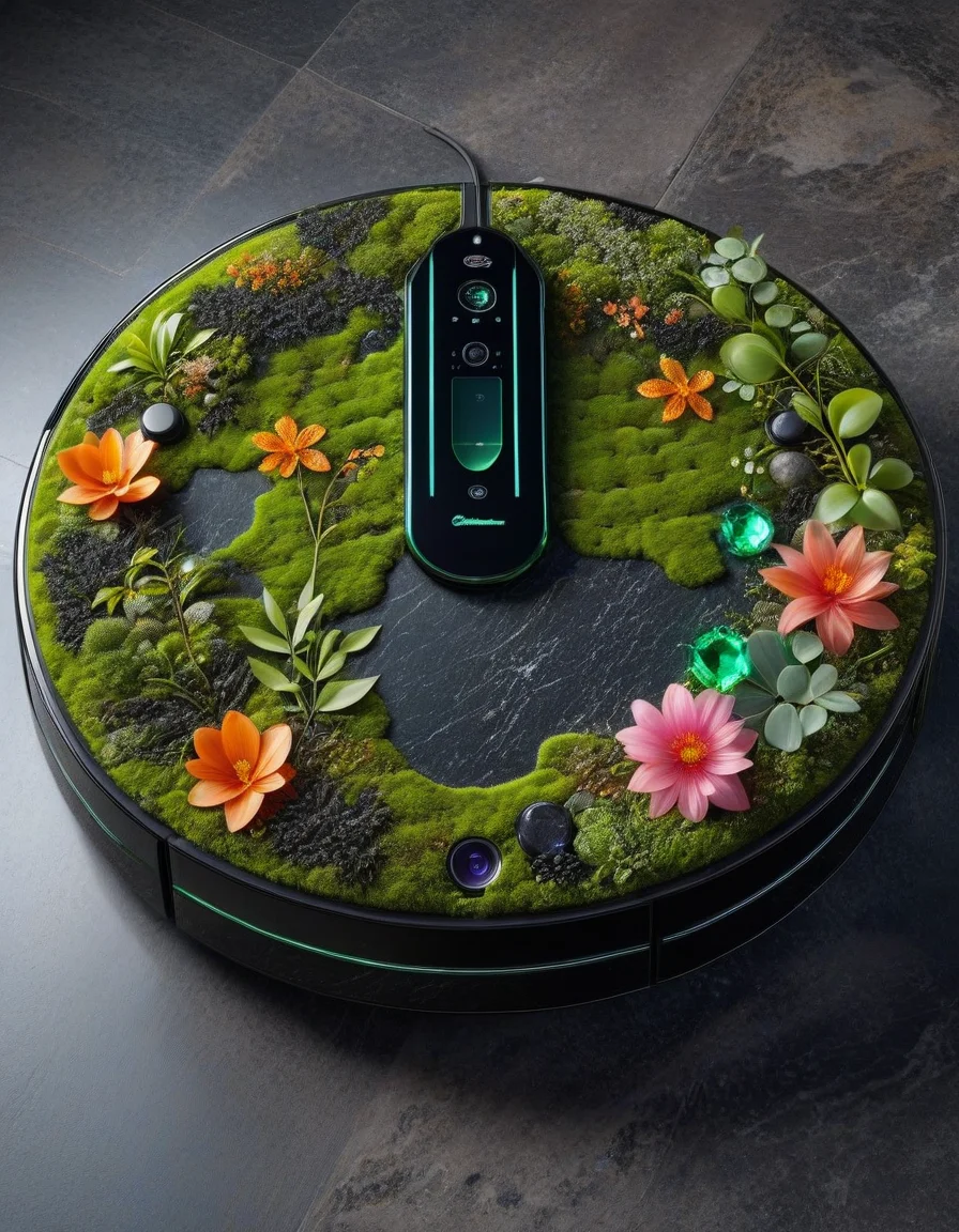 When your robotic vacuum cleaner evolves a symbiotic relationship with subterranean moss.