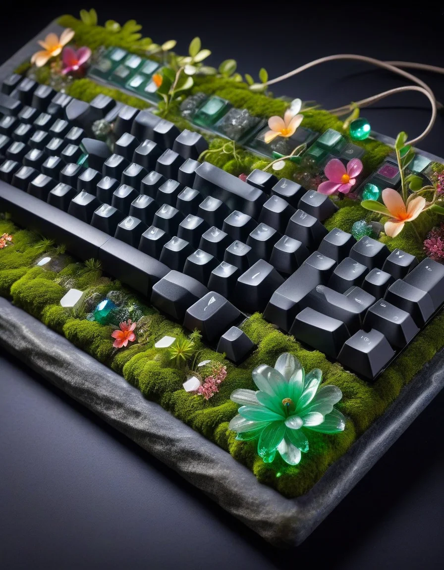 Typing speed: 120 words per minute, 0 carbon emissions.