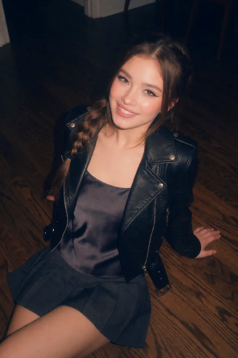 Civitai #145008974: E-Girl Flash Hardwood Snapshot - BloomGirls & Krea 2 Turbo