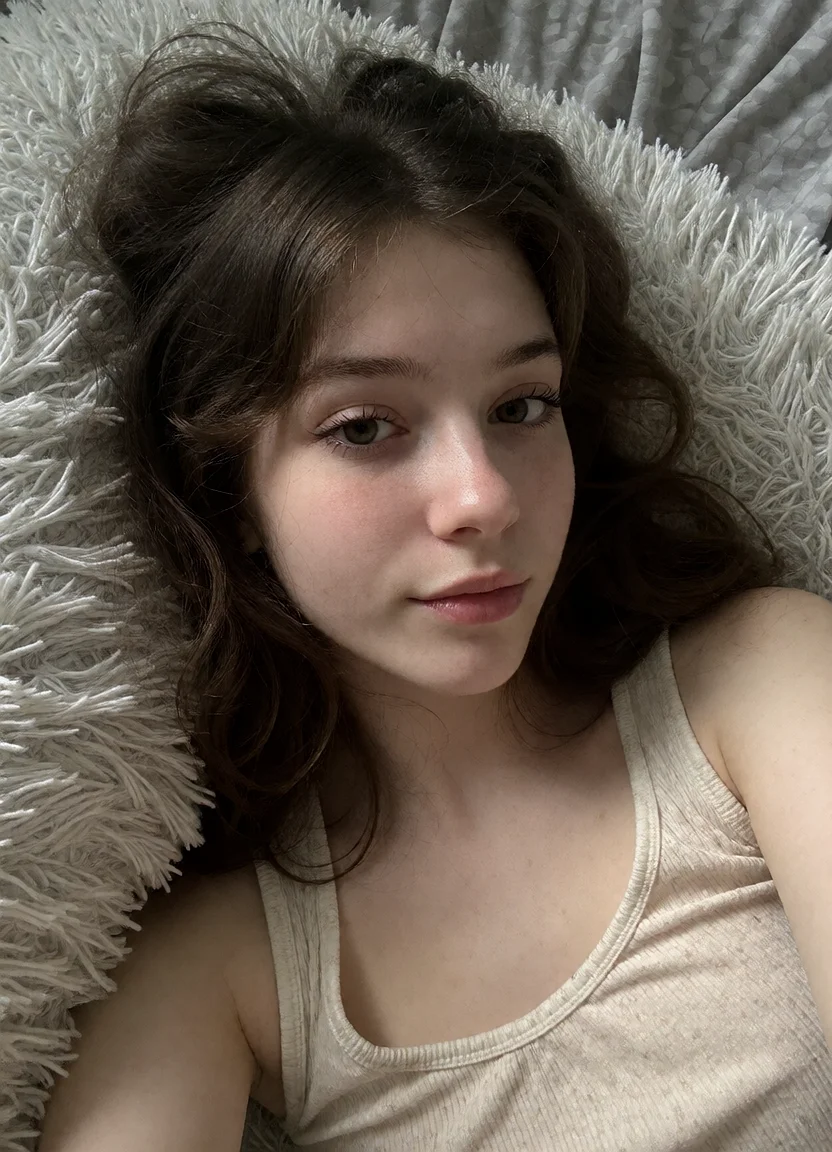 Civitai #144293246 Shaggy Blanket: Ribbed Loungewear & Ambient Morning Realism